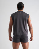 TEAMM8 S.S.C. Mesh Muscle Tank - Gunmetal