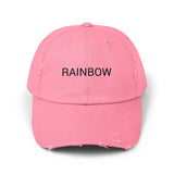 RAINBOW Distressed Cap in 6 colors