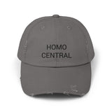 HOMO CENTRAL Distressed Cap in 6 colors