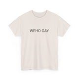 WEHO GAY TEE BY CULTUREEDIT AVAILABLE IN 13 COLORS