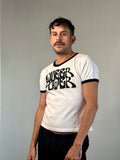 Queer Power T-Shirt in White / Black by LUDOVIC DE SAINT SERNIN