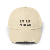 ENTER IN REAR Distressed Cap in 6 colors