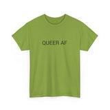 QUEER AF TEE BY CULTUREEDIT AVAILABLE IN 13 COLORS