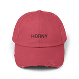 HORNY Distressed Cap in 6 colors