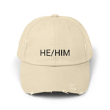 HE/HIM Distressed Cap in 6 colors