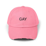 GAY Distressed Cap in 6 colors