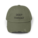 DEEP THROAT Distressed Cap in 6 colors