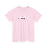 CONTENT TEE BY CULTUREEDIT AVAILABLE IN 13 COLORS