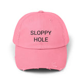 SLOPPY HOLE Distressed Cap in 6 colors