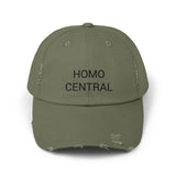 HOMO CENTRAL Distressed Cap in 6 colors