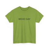 WEHO GAY TEE BY CULTUREEDIT AVAILABLE IN 13 COLORS