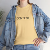 CONTENT TEE BY CULTUREEDIT AVAILABLE IN 13 COLORS