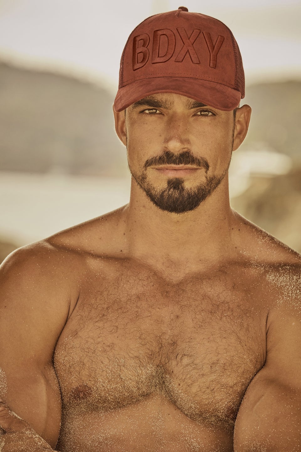 The Gaffer Trucker Cap Burgundy by BDXY