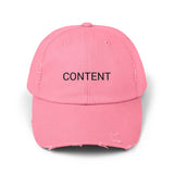 CONTENT Distressed Cap in 6 colors
