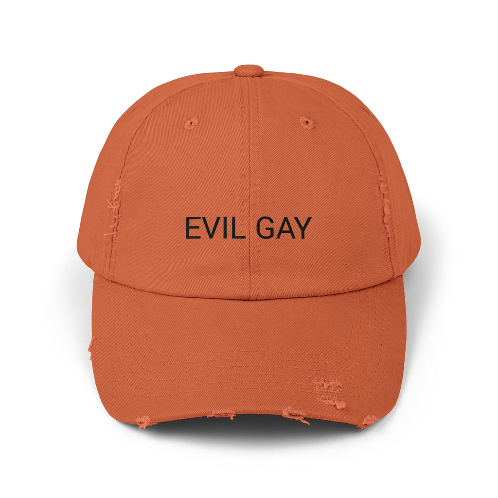 EVIL GAY Distressed Cap in 6 colors