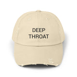 DEEP THROAT Distressed Cap in 6 colors
