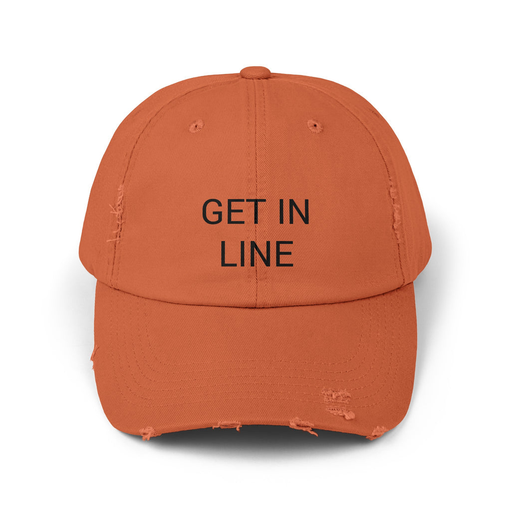 GET IN LINE Distressed Cap in 6 colors