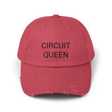 CIRCUIT QUEEN Distressed Cap in 6 colors