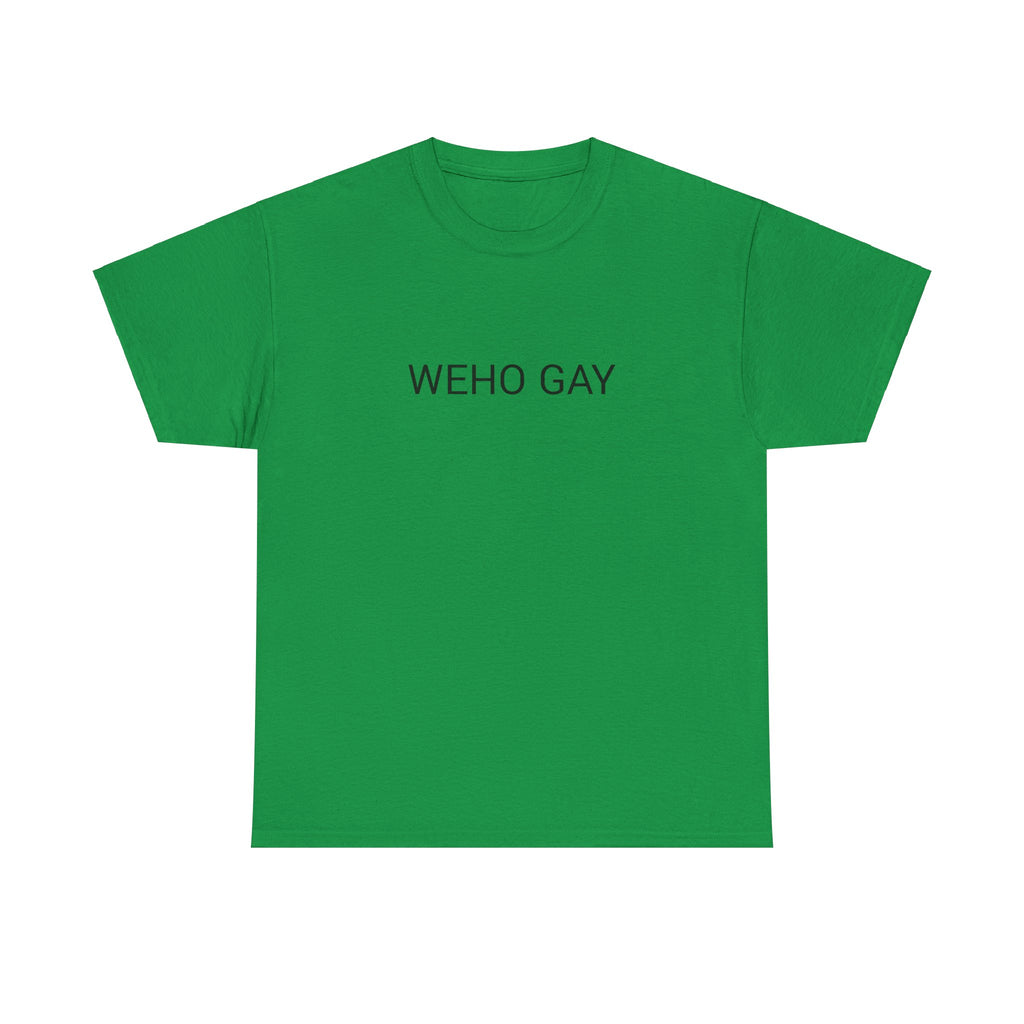 WEHO GAY TEE BY CULTUREEDIT AVAILABLE IN 13 COLORS