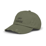 GAY PLEASE Distressed Cap in 6 colors