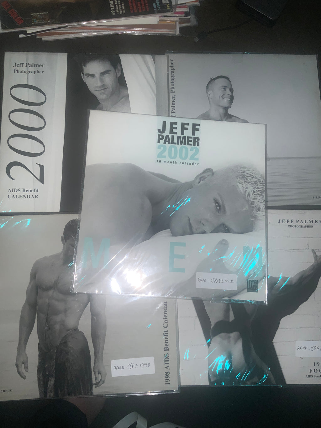1997-2002 Jeff Palmer Calendars AIDS BENEFIT