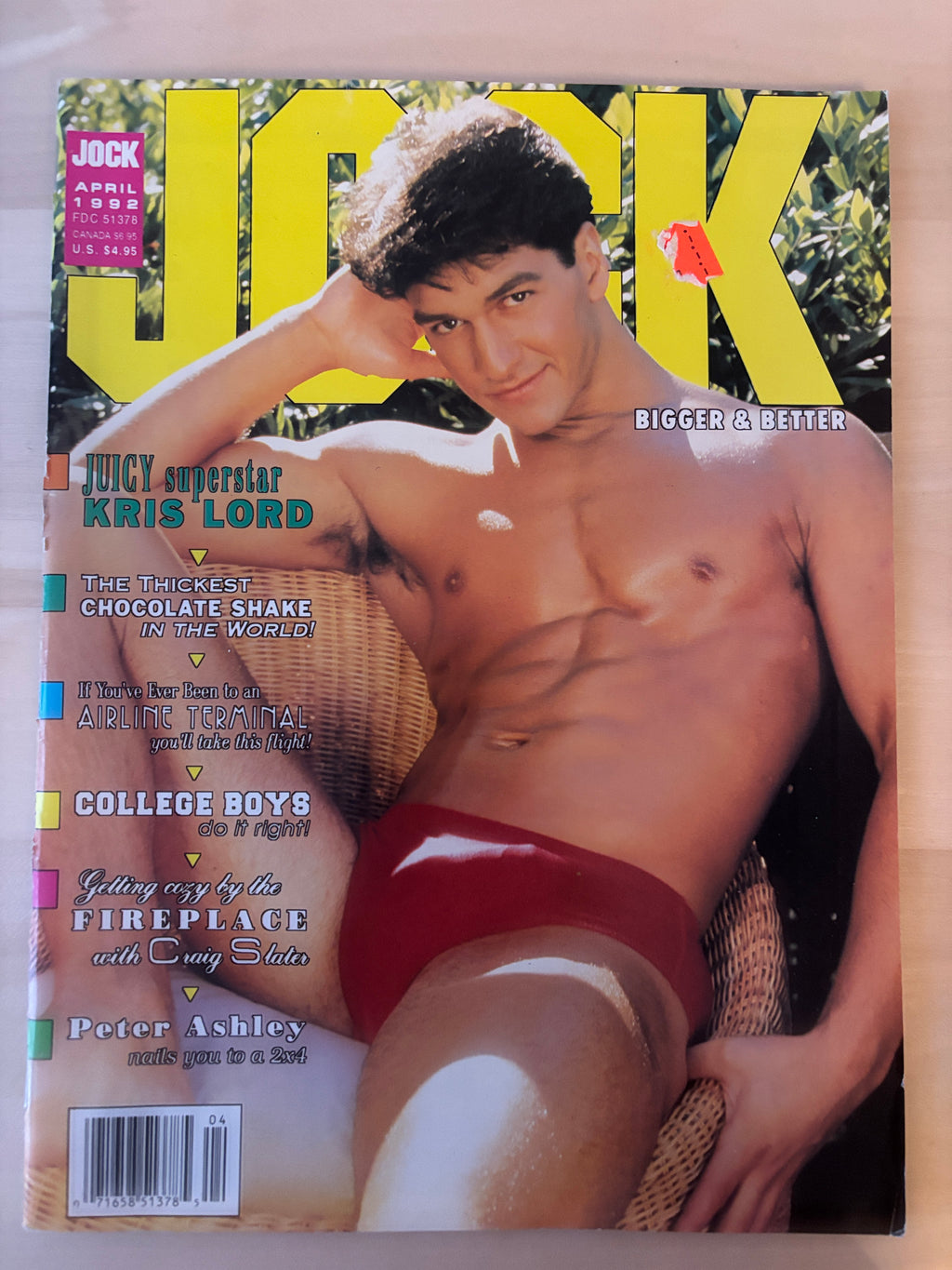 Jock Magazine. April 1992. Bigger and Better