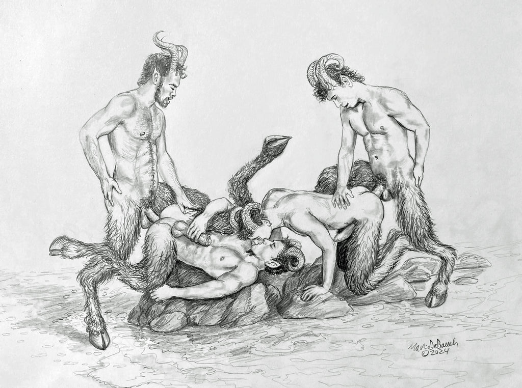 Marc DeBauch, Satyr Foursome, 2024