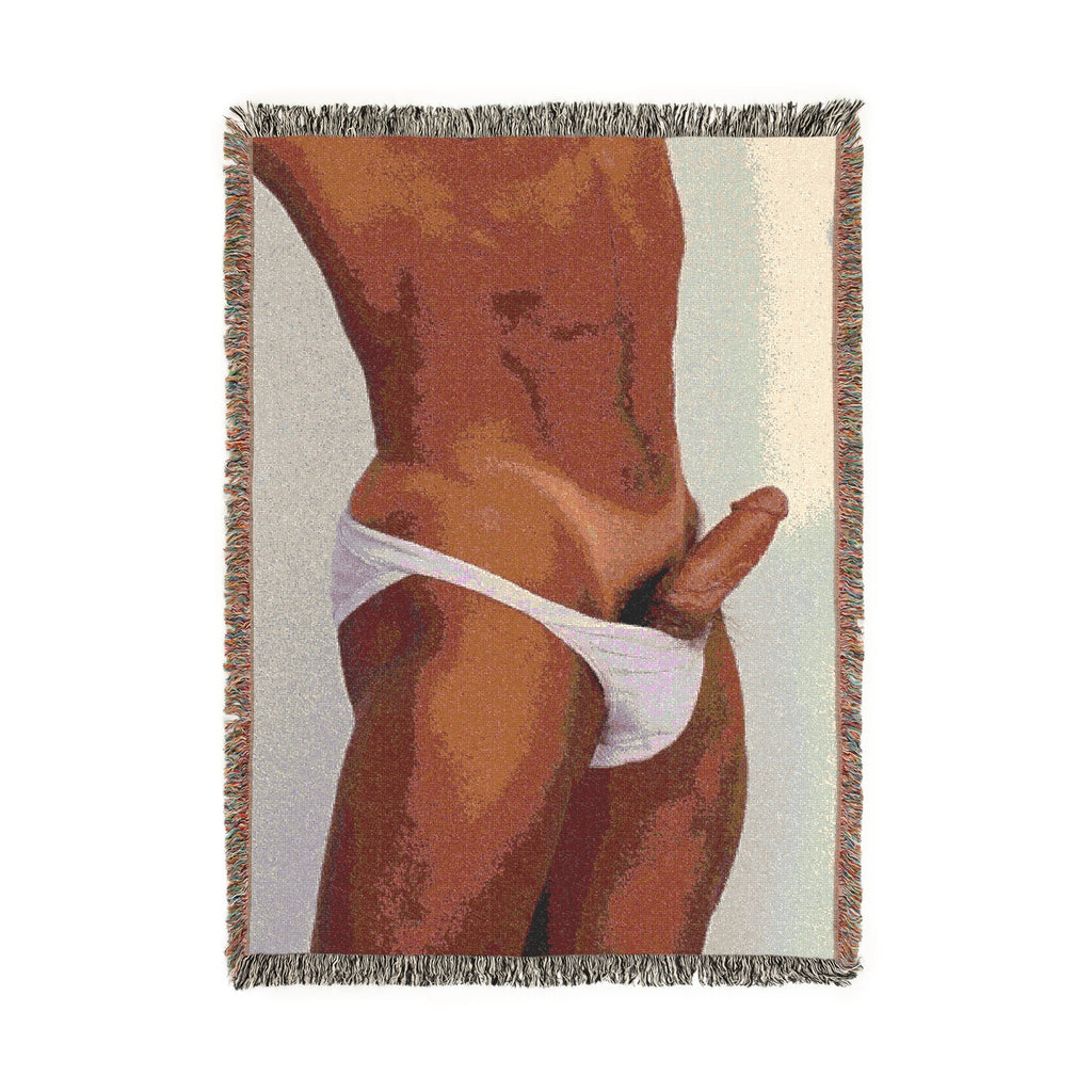 DICK OUT Woven Blanket bY CHUCK X CULTUREEDIT