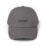 HORNY Distressed Cap in 6 colors