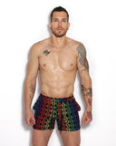 Mounderwear Swim Short Pride Black