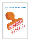 David Shrigley A5 Notebook - Your Stupid Ideas
