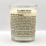 Mel, Macy, Maggie (Charmed) Glass Votive Candle