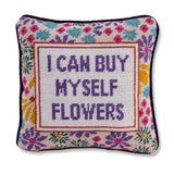 Flowers Needlepoint Pillow