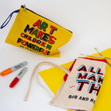 Art Makes Children Powerful Pencil Case by Bob and Roberta Smith x third drawer down