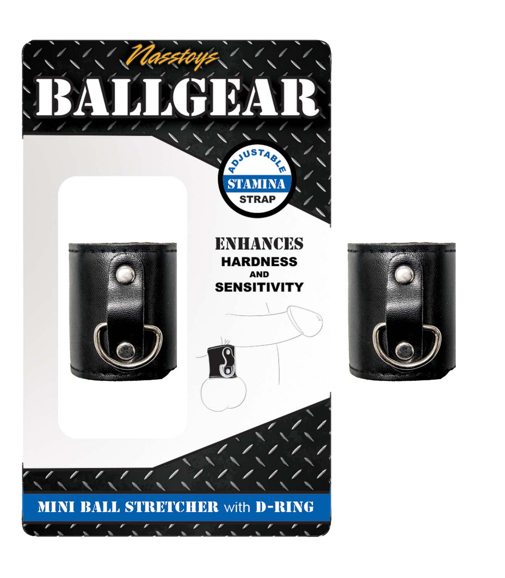 BALLGEAR MINI BALL STRETCHER WITH D-RING-BLACK