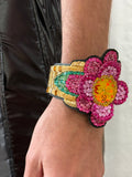 FLOWER POWER WATCH BRACELET by Walter Van Beirendonck