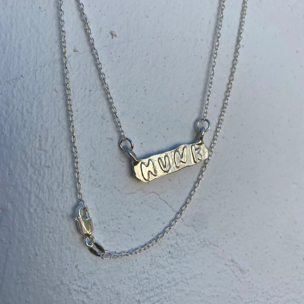 Hunk Charm Necklace Sterling Silver by Gilty Boy