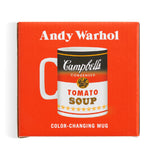 Andy Warhol Soup Can Color Changing Ceramic Mug