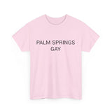 PALM SPRINGS GAY TEE BY CULTUREEDIT AVAILABLE IN 13 COLORS