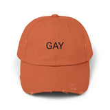 GAY Distressed Cap in 6 colors