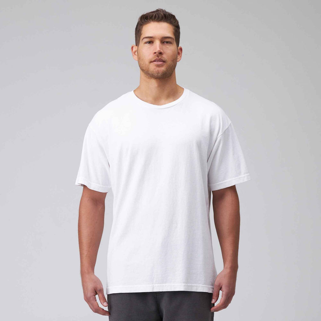 Talentless Drop Shoulder Tee White