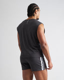 TEAMM8 S.S.C. Mesh Muscle Tank - Gunmetal