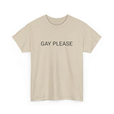 GAY PLEASE TEE BY CULTUREEDIT AVAILABLE IN 13 COLORS