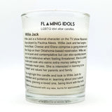Willie Jack Glass Votive Candle