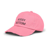 BOSSY BOTTOM Distressed Cap in 6 colors
