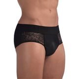 Menagerie Intimates Hip Brief Black Rose