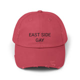 EAST SIDE GAY Distressed Cap in 6 colors