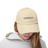 CORRECT Distressed Cap in 6 colors