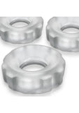Hunkyjunk HUJ Cockrings (3 Pack) - Clear Ice