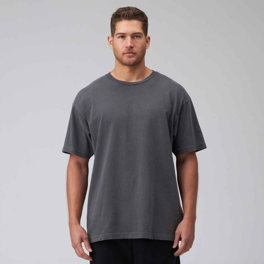 Talentless Drop Shoulder Tee Steel Grey
